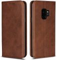 For Samsung Galaxy S9 - Full Protective Premium Soft Leather Front and Back Kickstand Flip Cover Case For Samsung Galaxy S9. 