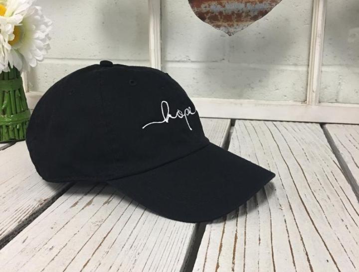 New%20Hope%20Script%20printed%20Baseball%20Cap%20-%20Image%203