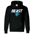 Black Mr Beast Hoodie Youtuber Cotton For Mens and Womens. 
