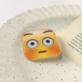 【BestGO】Acrylic Small Emoji Package Hair Clip Female Cute Funny Outdoor Fixed Broken Hair Duckbill Clip Hair Accessories. 