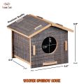 13. Premium Wooden Bird Cage For Sparrow. 