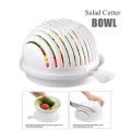 Salad Cutter Bowl Upgraded Easy Salad Maker | Fast Fruit Vegetable Salad Chopper Bowl | Fresh Salad Slicer | Drain Basket. 