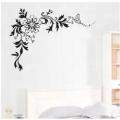 Black Corner Wall Sticker JM7032. 