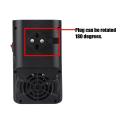 1000W Mini Portable Electric Heater Fan Air Warmer Fireplace Flame Heater Remote Control Handy Mini Heater Fan for Office Home With Remote Control. 
