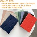 Case For iPad 7th / 8th / 9th Generation 10.2 inch Flip Case , stylus Holder Smart Cover / Pen Holder Case  Fold Stand Protective Smart Cover - Auto Sleep/Wake 2019 2020 2021. 