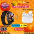 Combo Offer Orignal Airpods pro Double Wireless Bluetooth Hand Free with Power Bank Stereo Earphones White bluetooth ear phone for all cell phones use-Color Family Headphones & Headsets Wireless Earbud. 