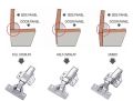Pack of 2 Hydraulic Hinges, catcher , Soft Closer For Kitchen Cabinets Door Cabinets , Half overlay, full Overlay. 