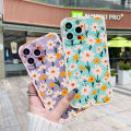 dienya For Realme C21 Case With New Design Thin Phone Case Cartoon Flower Shockproof Square Edge Softcase Pattern Silicone Casing Full Cover Angel Eye Camera Protection Cases. 