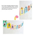 Instant Film Camera Photo Frame Set 3 Inch Colorful Paper Picture Frames Wit LJ4. 