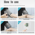 Digital Blood Pressure Monitor | Upper Arm Automatic BP Machine with Large LCD Display, Memory Storage & Voice Function. 
