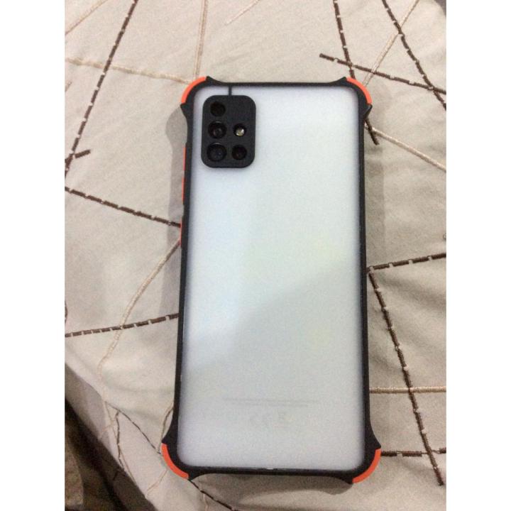 Samsung A51 Back Cover Smoky Matte Bumper Armor Case For Galaxy A51