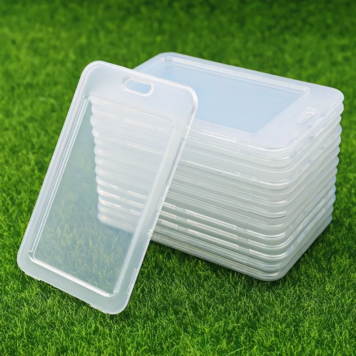 Clear Waterproof Transparent PVC ID Card Cover Plastic Card Holder Case To Protect Credit Cards Bank ID Card For Student
