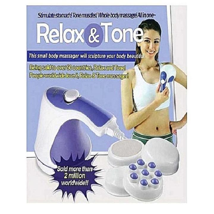 Hand Held Relax Body Massager - Blue