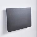 Wall Mounted Folding Laptop Table Floating for Bedroom Kitchen Space Saving, Foldable Wooden Modern Computer Desk Workstation Small Desk Foldable with Metal Support (Black). 