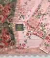 Iznik Pink Luxury Chikankari Lawn Dress. 