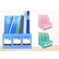 Multi-function Plastic Storage Hanger 3 Section Divider File Paper Magazine Rack Holder Office Home Desktop Book Box Bookshelf. 