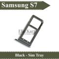 Samsung S7 Tray Sim Jacket Sim Slot Sim Door For Galaxy S7 - Black. 