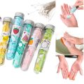 Single - Outdoor Portable Mini Soap Tablets Paper Flower Body Soap Slice Travel Accessory. 