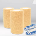 Vet Tape Gauze Rolls Elastic Cohesive Bandage for Pet Dogs Sheep Birds Tape. 