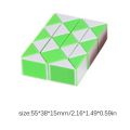 Kiss 3D Magic Cubes Intelligent Brain Toy Magic Jigsaw Puzzles Snake Shapes Toy Game. 