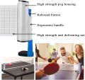 Retractable Table Tennis Net Portable Ping Pong Bracket Mini Table Tennis Nets for Indoor Outdoor Sports Dining Table Office Desk Adjustable Length 190CM Max. 