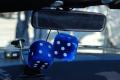 Pair Of Hanging Dice Soft Fulfy Foam Made For Car Home & Office Use. 