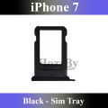 Apple iPhone 7 SIM Tray Slot Door Jacket Replacement Black. 