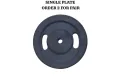 Standard - Bi-Grip Rubber Coated Weight Plate -1kg 2kg 3kg 4kg 5kg 8kg 10KG. 