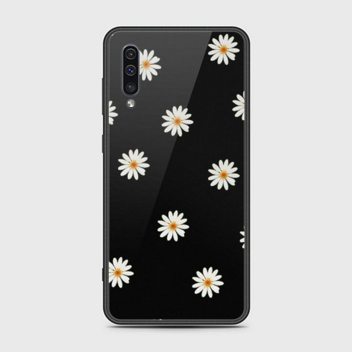 Samsung Galaxy A50s Cover - SkinLee HQ Infinity Glass Case (Soft) - Flowers Bloom - SKINLEE-330-1-637-375