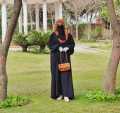 Black Georgette Abaya for Girls women Modest Abaya Islamic Dress Elegant Abaya Fashion Traditional Abaya Women's Abaya Black Abaya Designer Abaya. 