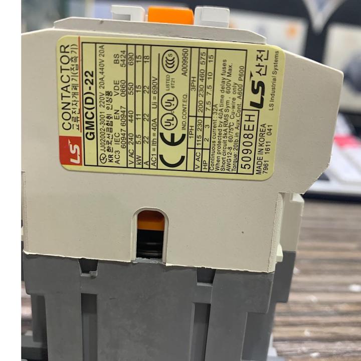 LS%20GMC22%203%20pole%2022%20AMP%20contactor%20with%20a%20240vAC%20coil%20-%20Image%205
