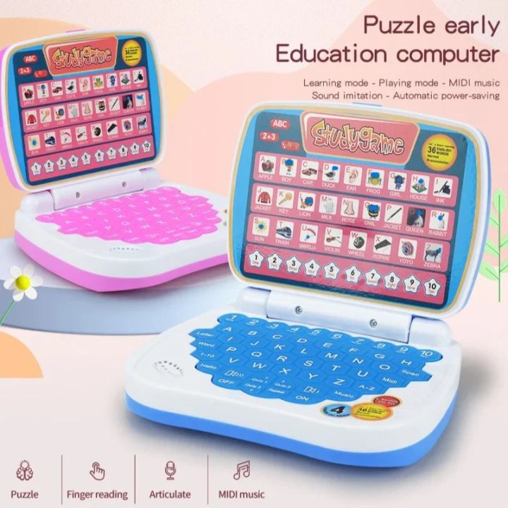 ABC Kids Learning Laptop Toy | Educational Computer with Games, Music ...