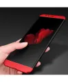 Huawei Mate 10 Lite Shockproof 3 in 1 Full Body 360 Protection Case Cover - Black & Red. 