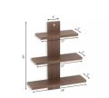 3 Tier floating wall rack Wall hanging decoration shelf Book shelf Wall Shelf Shelves for Living Room Book. 
