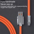 120W 6A Liquids Silicone Super Fast Charge USB Cable With LED Light Type-C & Micro USB For Xiaomi Huawei Samsung Vivo 1M. 
