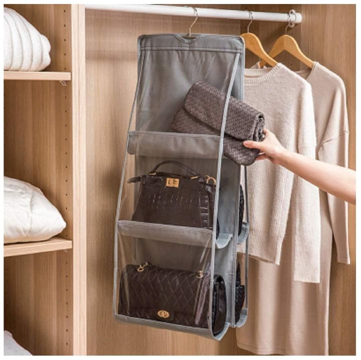 Space-Saving%20Purse%20Organizer%20-%206%20Pocket%20Clear%20Hanging%20Shelf%20Bag%20-%20Image%207