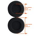 6Pcs / Lot Replacement  Ear Pads Ear Pads Soft Foam Cushion /  For Koss Para Porta  Pro Pp Px100 Headphones Black. 