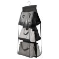 6 and 8 Pockets Double-sided Hanging Storage Bags with Hanging Hook / Handbag, Purse, Bags Organizer 1 Pcs. 