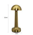 Cordless Industrial LED Table Lamp, Rechargeable Battery Operated Metal Touch Sensor 3-Levels Brightness Portable Night Light for Dining Restaurant Nightstand. 