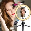 10.2 Inch Ring Light with Stand - Rovtop LED Camera Selfie Light Ring for iPhone Tripod Phone Holder for Video Photography. 