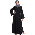 Black Maxy Style Plain Simple Chiffon Abaya For Girls/Ladies Abaya With Scarf-Durable Quality. 