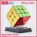 GC 3x3 Shiny Cube Cyclone Boys Metallic Cube for Speed Lovers | High Quality Magnetic Cube Puzzle Toy. 