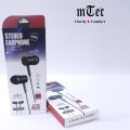 mTec Earphones D21 Stereo Handsfree with Mic. 