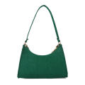 Fashion Simple Shoulder Underarm Bags Personality Texture Armpit Bag Solid Color Casual Handbags Female Pouch Tote Crossbody Bag. 