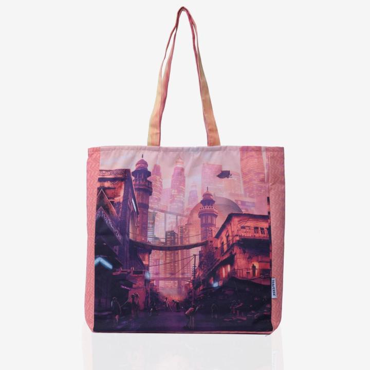 Traverse  Canvas Printed Tote Bag for Women- Market Bag, Cute Tote Bag Aesthetic Purse, Handbag for Work, Book Bag, Accessories, Supplies, Office, School - 16x15 Inches Bags hand bag for girls bags for girls