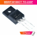5pcs MBRF 30100CT TO-220F MBRF30100CT 30100 CT B30100CT TO220F 30A/100V Schottky Diode new original IC. 