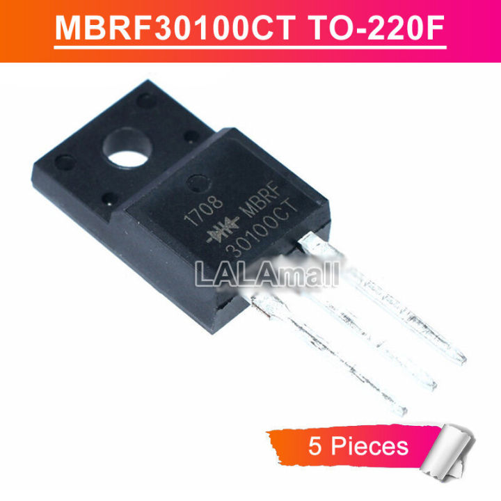 5pcs MBRF 30100CT TO-220F MBRF30100CT 30100 CT B30100CT TO220F 30A/100V Schottky Diode new original IC