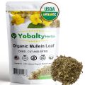 Mullein Leaf Organic, Mullein Tea 8 oz, Vegan Tea Loose Leaf, Dried Mullein Leaves, Mullein Detox Lungs Tea, 100% Natural Herbal Tea, Resealable Bag - Packaged In The USA, Yobalty Nutrition (8 Ounce). 