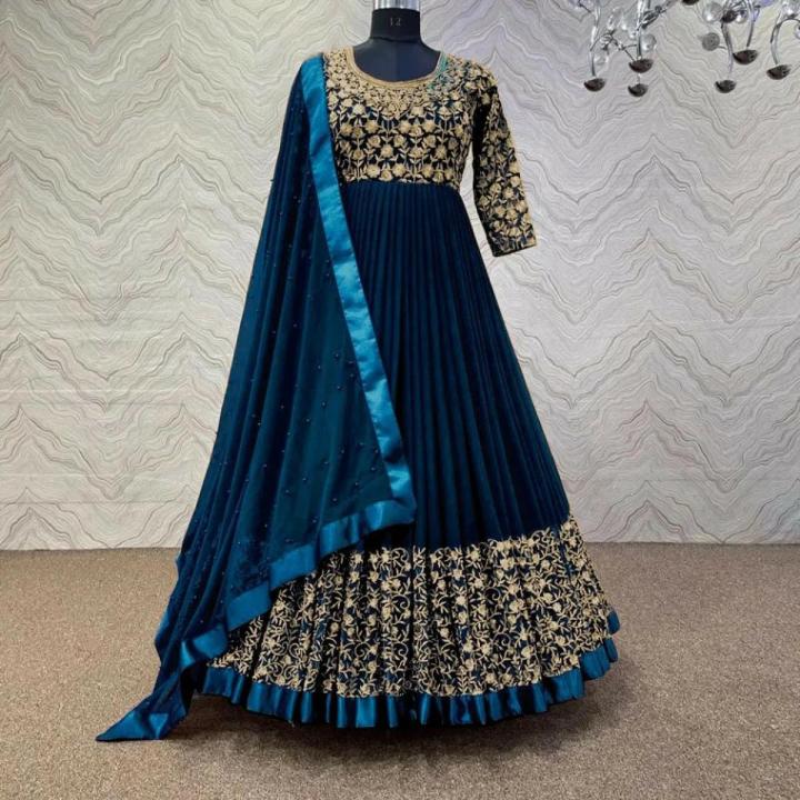 white christmas dresses Fancy Embroidered EID Lawn Dress with Diamond Lawn Dupatta (DZ17046) –  DressyZone.com main image 1