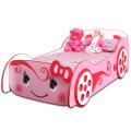 Furnishoo Kitty Car Bed - Girls Car Bed - Pink kids Car Bed. 